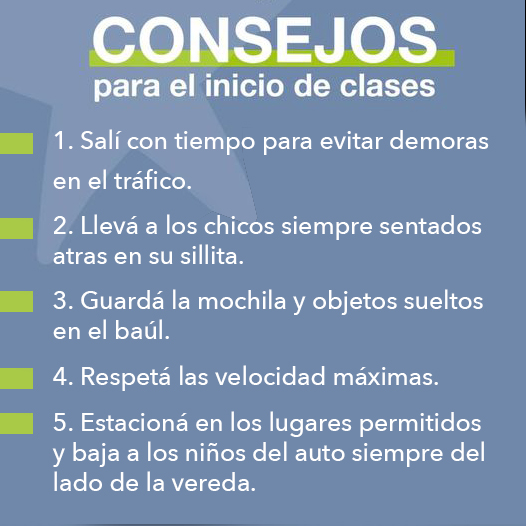 Consejos para el inicio de clases