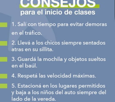 Consejos para el inicio de clases